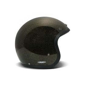 Casco Jet Cafe Racer DMD RETRO Glitter Bronzo Lucido