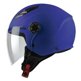 Child Motorcycle Helmet MPH PLAY Solid Blue Matte