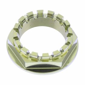 Écrou de moyeu de roue JMP M33x1.25 en titane doré