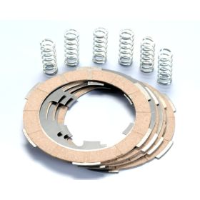 Kit dischi frizione POLINI 4 guarniti 3 acciaio 6 molle Ape 50