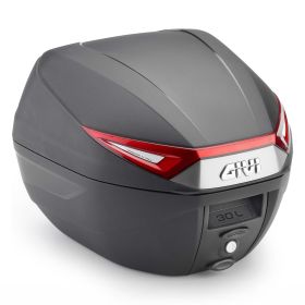Kit topcase GIVI C30 noir rouge pour NIU MQI GT