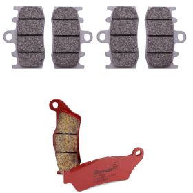 Kit de plaquettes de frein BREMBO 2 paires avant SR et 1 paire arrière SP pour BMW