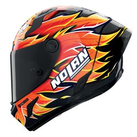 Casco integrale NOLAN X-804 RS Ultra Carbon Replica Iannone 368 rosso nero