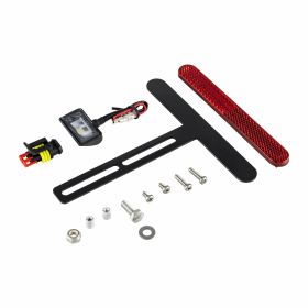 Portatarga SIP nero plastica ABS per Vespa GTS/GTV