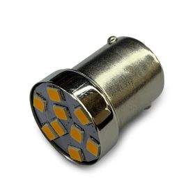 Coppia di Lampadine Frecce LED STR8 BA15S Arancio