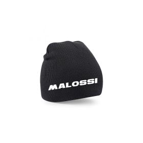 Malossi beanie double layer knit black
