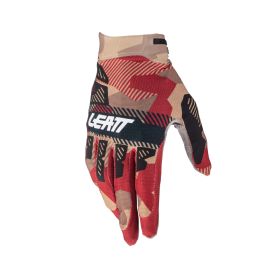 LEATT Moto 2.5 X-Flow Summer gloves Ruby red black breathable