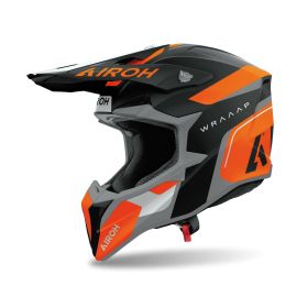 AIROH WRAAAP CONQUER Mattes Orange Cross-Helm