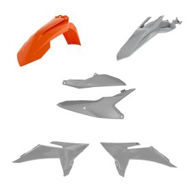ACERBIS Verkleidungskit 6 Teile Orange/Grau für KTM SX 85
