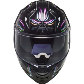 Casques Integraux LS2 FF811 VECTOR II Tropical Noir Brillant Et Blanc