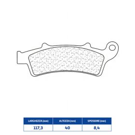 CL-BREMSEN Sintered Compound Bremsbelagsatz