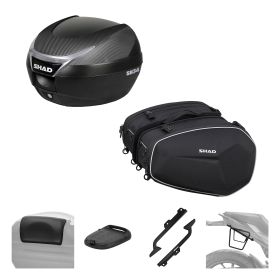 SHAD Komplettset SH34 carbon und E48 schwarz für KTM Duke 125/390