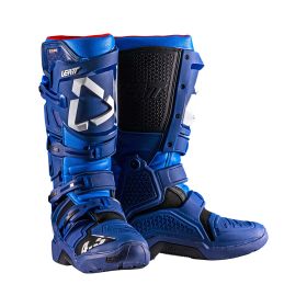 Stivali moto LEATT Moto 4.5 Enduro blu nero chiusura SideLock