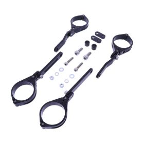 Supporto lampada DAYTONA 49mm regolabile nero