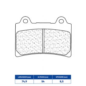 Vorderbremsbeläge Set CL BRAKES 2253A3+ gesinterte Verbindung für YAMAHA