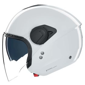 Casco jet urbano NOLAN N20-2 Visor Classico 305 bianco metallizzato