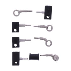 Kit de lignes de frein JMP 4 HBF-9685-H en acier argenté pour Yamaha MT-07 700