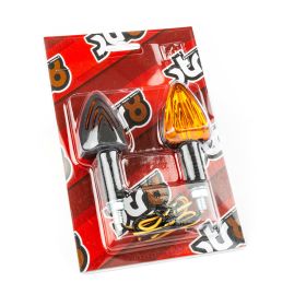 Coppia Frecce Universali STR8 Triangle F. Corto 78 x 33 Nero Arancio