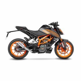 Marmitta slip-on LeoVince LV-10 acciaio inox per KTM DUKE 125