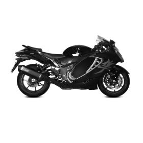 MIVV Speed Edge Black Slip-on Dual Exhaust Genehmigt für SUZUKI GSX-R 1300 Hayabusa 2025
