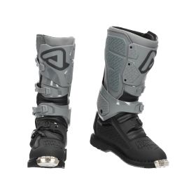 ACERBIS Motorradstiefel genehmigt x-rock mm zwei schwarz/grau 4 Schnallenverschluss