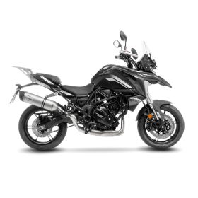 Marmitta slip-on LeoVince LV One Evo acciaio inox omologata per BENELLI TRK 702 / 702X
