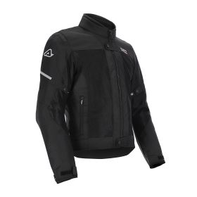 ACERBIS Dual Road Jacke Polyester straßenzugelassen rubin schwarz