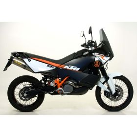 Échappement ARROW race-tech en titane avec embout en carbone pour KTM 990 Adventure