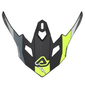 Visière ACERBIS Noir/Jaune Fluo pour casque PROFILE Kids