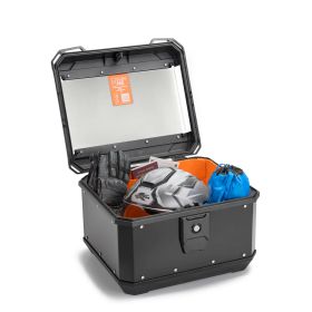 Bauletto KAPPA Monolock KMX400B alluminio nero 40L