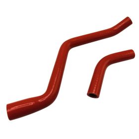 Rote Silikon-Kühlerwasser-Schläuche T4TUNE für Derbi Senda E3/E4