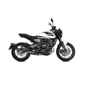 MIVV Black Slip-on Exhaust Oval Carbon End Cap for MOTO MORINI Seiemmezzo Str