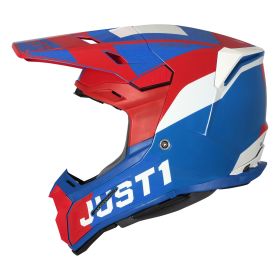 CASQUE TOUT TERRAIN JUST1 J22 ADRENALINE ROUGE / BLEU