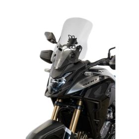 Mittlere Windschutzscheibe ISOTTA Light Smoke 455x380mm für HONDA cb 500x