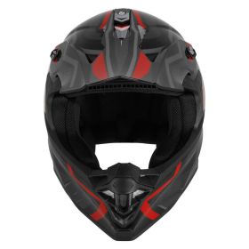 Crosshelm CGM 367G MUD-X FURY schwarz grau rot