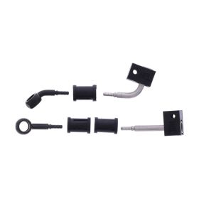 JMP 2 Bremsleitungs-Kit HBF-2398-V-MBK Schwarzstahl für Honda CB 500 FA ABS