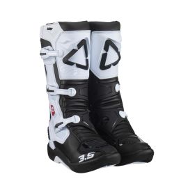 Stivali moto LEATT Moto 3.5 bianco nero chiusura SideLock