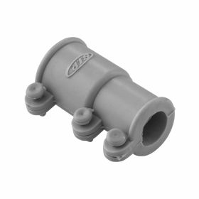 SIP-Kabeldurchführung Lichtschalter Länge 36 D.10/14mm grau RAL 7035