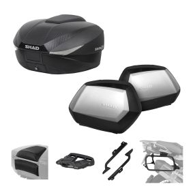 SHAD Kit SH58X top case and SH35 cases 4P for HUSQVARNA Norden / KTM Adventure