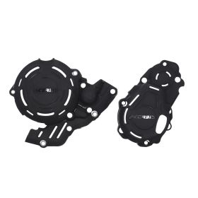 ACERBIS X-Power clutch/ignition cover protections black and mounting kit for GAS GAS