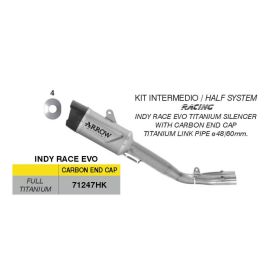 Arrow Indy Race evo Titanium Slip-on Exhaust for Yamaha Yzf R1