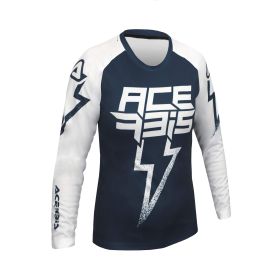 ACERBIS Off Road Trikot Polyester J-Kid Blizzard Blau/Weiß