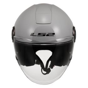 Jet Helm LS2 OF620 CLASSY Solid Perlgrau Glänzend