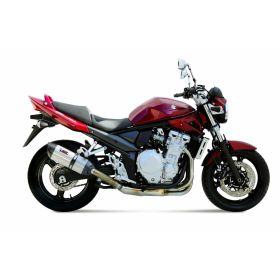 MIVV Slip-On-Auspuff homologiert aus Edelstahl für SUZUKI GSF 650 Bandit 2007-2015