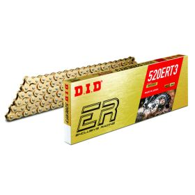 DID ERT3 Open Chain 108 Links 520 Gold with Clip Closure