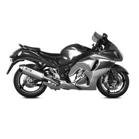 MIVV Speed Edge Double Slip-on Échappement homologué inox pour SUZUKI GSX-R 1300 Hayabusa