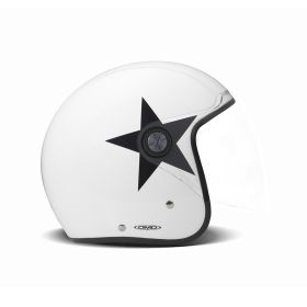 Jet Helmet DMD P1 Star White Gloss
