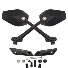 Coppia specchietti manubrio FAR 8074 con kit montaggio per Yamaha T-Max 560