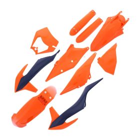 POLISPORT 10 Fairing Kit Blue/Orange for KTM