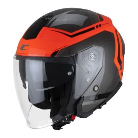 Jethelm CGM 136M RNA FIBRA RIDE schwarz rot fluo